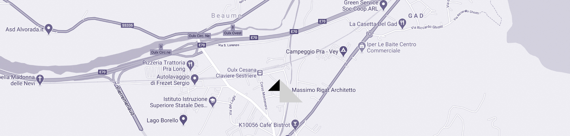 Massimo Rigat Architetto Mappa